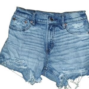 American Eagle Women's Denim Distressed Jeans Relaxed Shorts Size 000